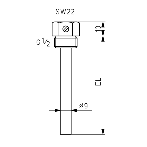 THV/50 — masszeichnung