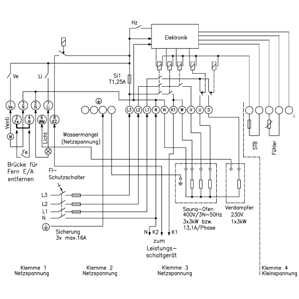 Hygrotherm VU — anschlussbild