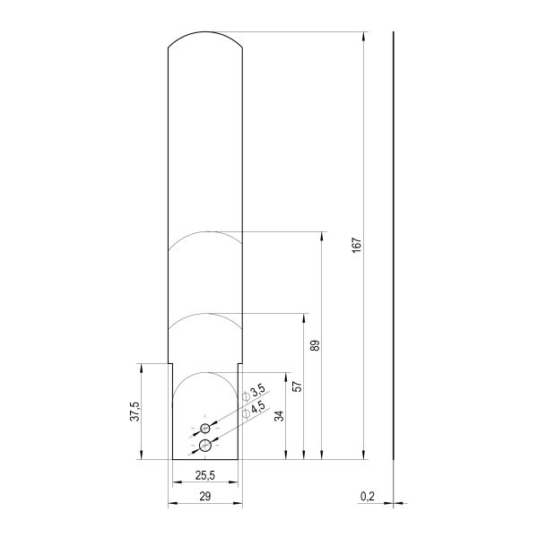 JZ-09 — masszeichnung